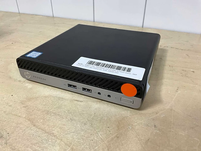 Desktop - hp - prodesk 400 g3 mini i5-7500t - afbeelding 1 van  3