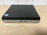 Desktop - hp - prodesk 400 mini g3 - afbeelding 2 van  3