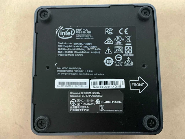 Desktop - intel - nuc7i3bnh - i3-7100u - afbeelding 3 van  3