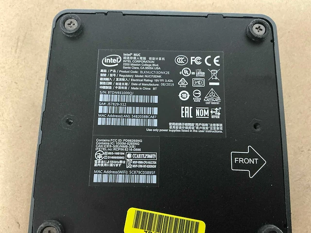 Desktop - intel - nuc7i3dnk - i3-7100u - afbeelding 4 van  4