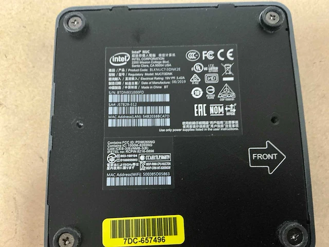 Desktop - intel - nuc7i3dnk - i3-7100u - afbeelding 3 van  3