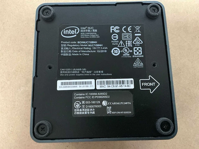 Desktop - intel - nuc7i5bnh - i5-7260u - afbeelding 3 van  3