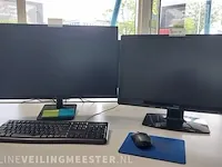 Desktop computer met 2x beeldscherm hp, prodesk - afbeelding 6 van  8