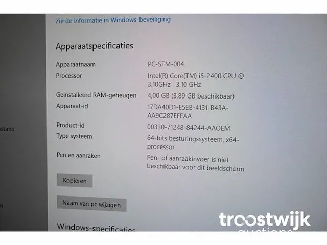 Desktop inclusief monitor - afbeelding 2 van  5