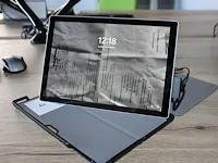 Desktop microsoft surface pro 6 met intell i5-8350ucpu 8 gb werkgeheugen, 236 gb harde schijf en windows 11...