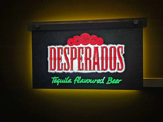 Desperados - verlicht reclamebord - afbeelding 1 van  3