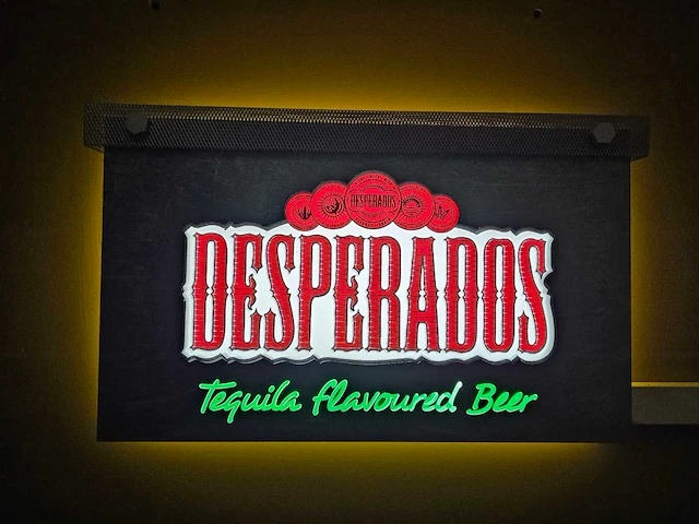 Desperados - verlicht reclamebord - afbeelding 2 van  3