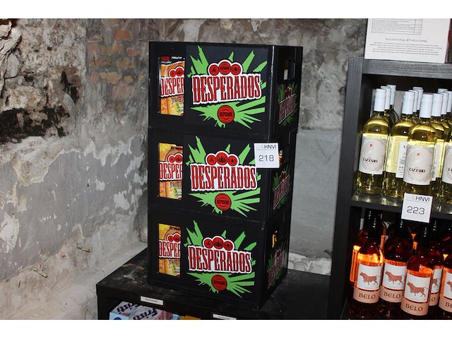 Desperados bier 2 volle en 1 aangebroken krat tht 7-2026. - afbeelding 1 van  2
