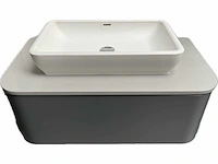 Detremmerie badmeubel 92x49cm met granieten blad en tortu kom - afbeelding 1 van  10