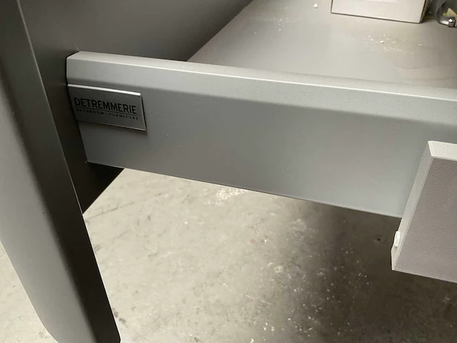 Detremmerie badmeubel 92x49cm met granieten blad en tortu kom - afbeelding 6 van  10