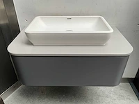 Detremmerie badmeubel 92x49cm met granieten blad en tortu kom - afbeelding 8 van  10