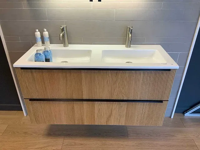Detremmerie wood 120cm badmeubelset - afbeelding 2 van  9