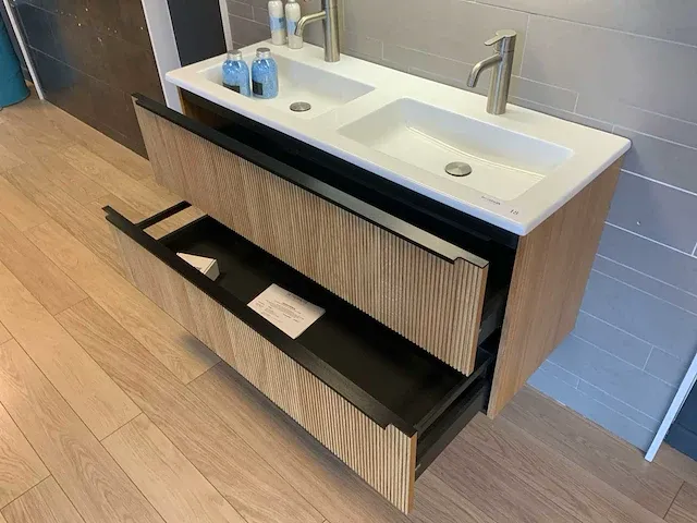 Detremmerie wood 120cm badmeubelset - afbeelding 8 van  9