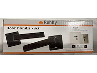 Deurklink zwart (30x) - afbeelding 1 van  2