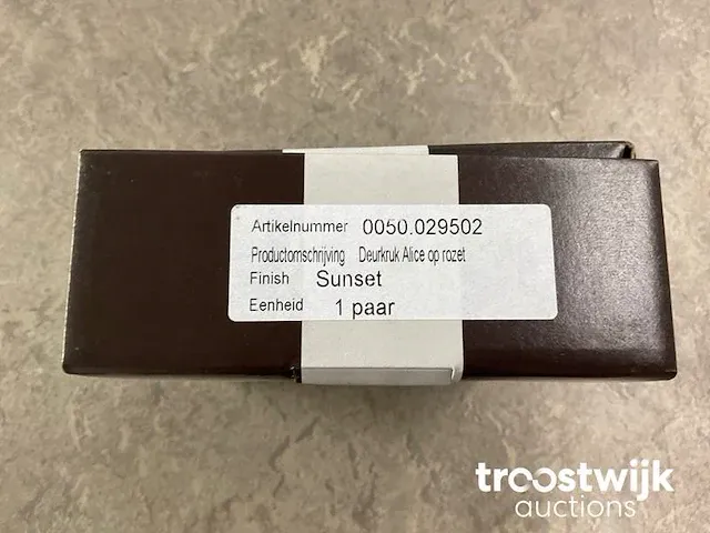 Deurkruk alice op rozet - afbeelding 5 van  9