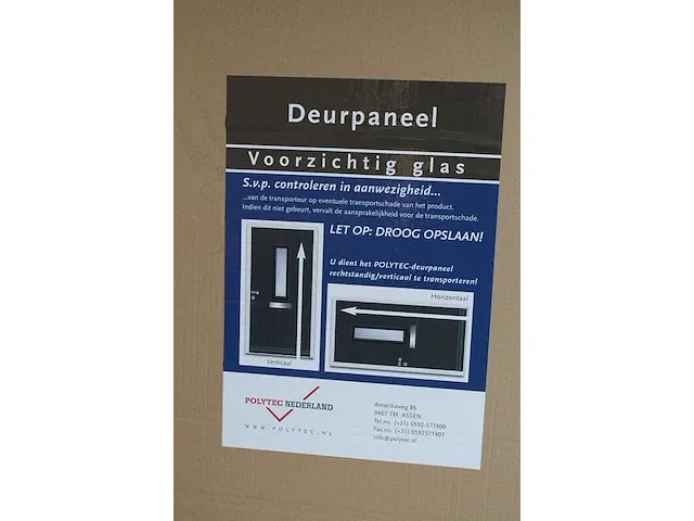 Deurpaneel polytec met afmeting 72 x 204 cm. - afbeelding 5 van  5