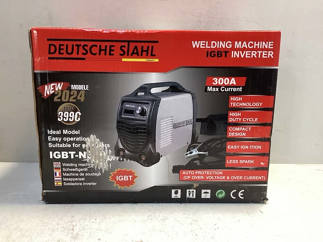 Deutsche stahl - 300a - igbt inverter lasapparaat - afbeelding 1 van  4