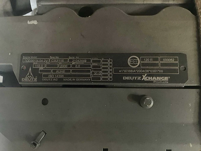 Deutz tcd2013l04 automotor - afbeelding 5 van  5