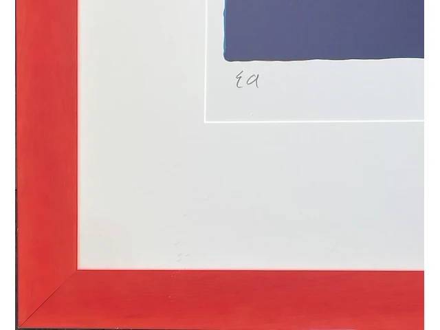 “deux personages”, zeefdruk van karel appel , 1971 - afbeelding 4 van  4
