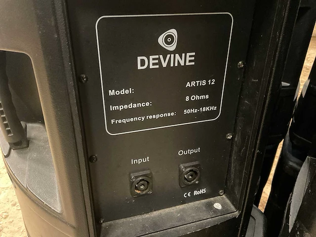 Devine artis 12 speaker 8x met statief - afbeelding 5 van  7