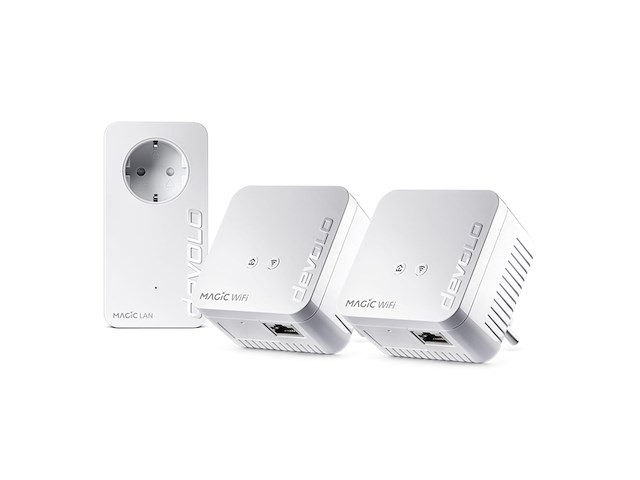 Devolo magic 1 wifi mini multiroom kit wifi powerline adapter tot 1.200 mbps 1x lanaansluiting access point wit - afbeelding 1 van  5