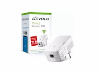 Devolo wifi 5 repeater 1200 tot 1.200 mbit/s; wifi mesh versterker, access point, wifistopcontact wit - afbeelding 2 van  3