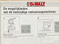 Dewalt - 1600 s - radiaalafkortzaagmachine - 1989 - afbeelding 3 van  11