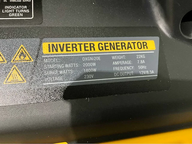 Dewalt - 2025 - dxgni20e - noodstroomaggregaat - afbeelding 2 van  13