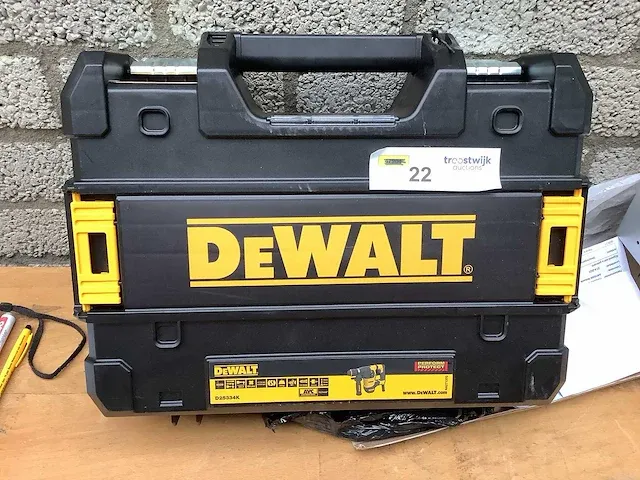 Dewalt - d25334k-qs - combihamer + sds plus - afbeelding 2 van  4