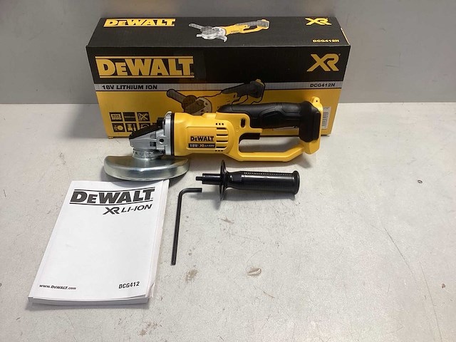 Dewalt - dcg412n - dewalt - dcg412n - accu haakse slijper (body) - afbeelding 1 van  3
