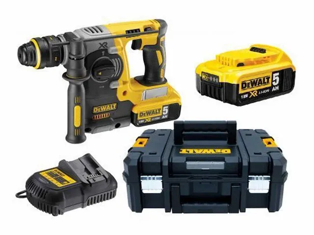 Dewalt - dch273p2t-qw - combihamer sds in t-stak koffer - afbeelding 1 van  8