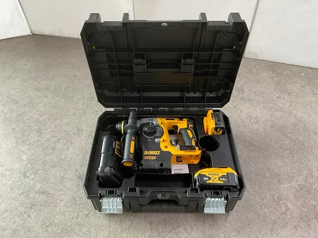 Dewalt - dch273p2t-qw - combihamer sds in t-stak koffer - afbeelding 4 van  8