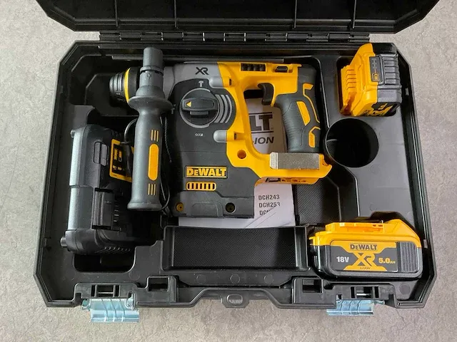 Dewalt - dch273p2t-qw - combihamer sds in t-stak koffer - afbeelding 5 van  8
