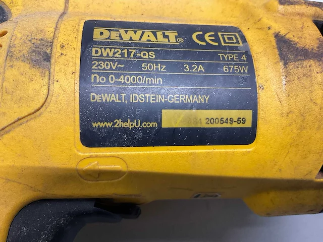 Dewalt - dw217-qs - boormachine (675w) - afbeelding 4 van  4