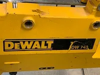 Dewalt - dw743 - kantelbare afkort- cirkelzaagmachine - afbeelding 3 van  14
