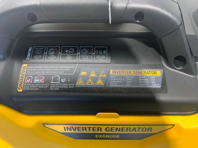 Dewalt - dxgni20e 2000watt - stroomgenerator - afbeelding 14 van  15