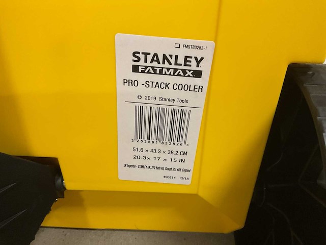 Dewalt 28.4l pro-stack cooler fmst83282-01 koelbox trolley - afbeelding 7 van  8