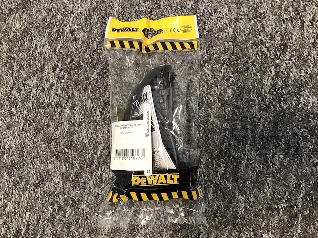 Dewalt auger smoke lens veiligheidsbril (168x) - afbeelding 2 van  4
