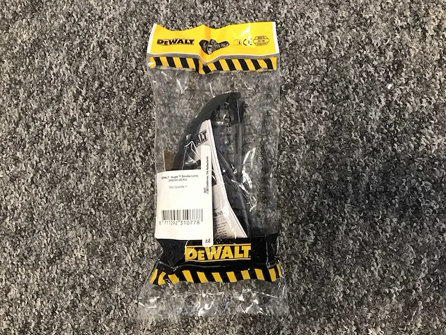 Dewalt auger smoke lens veiligheidsbril (72x) - afbeelding 2 van  4