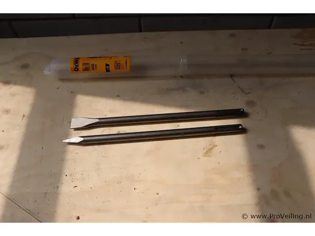 Dewalt beitelset, 2dlg - afbeelding 1 van  4