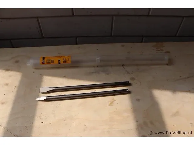Dewalt beitelset, 2dlg - afbeelding 2 van  4