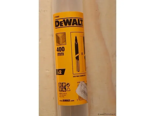 Dewalt beitelset, 2dlg - afbeelding 3 van  4