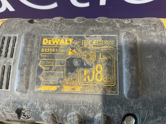 Dewalt d25981-qs breekhamer - afbeelding 4 van  4