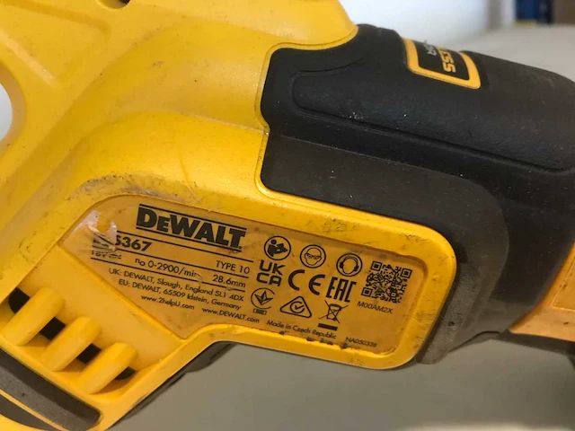 Dewalt dc367 reciprozaag - afbeelding 4 van  4