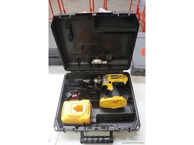 Dewalt dc925 accu boormachine in koffer, incl. lader, excl. accu - afbeelding 1 van  3
