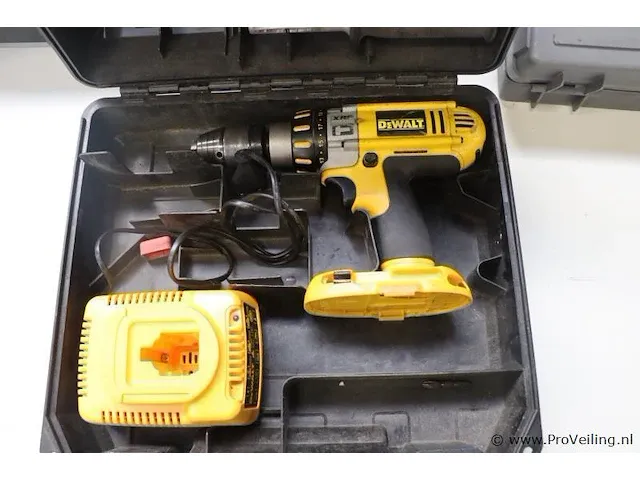 Dewalt dc925 accu boormachine in koffer, incl. lader, excl. accu - afbeelding 2 van  3