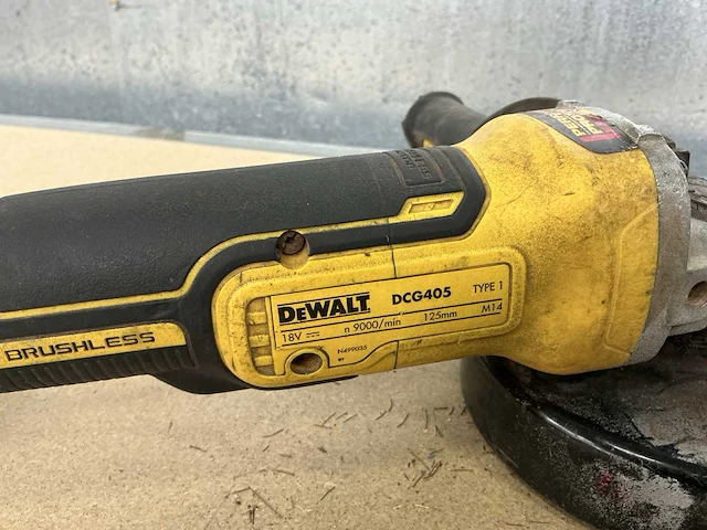Dewalt dcg405 haakseslijper overig accugereedschap - afbeelding 4 van  5