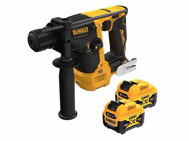 Dewalt dch072p2 compacte accu boorhamer sds+ 11j 12v xr 5.0ah in tstak brushless motor - afbeelding 1 van  1