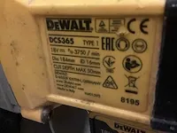 Dewalt dcs365 accu afkortcirkelzaagmachine - afbeelding 8 van  8