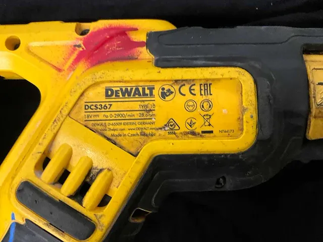 Dewalt dcs367 reciprozaag - afbeelding 3 van  4